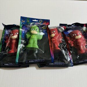 PJ Masks Owlette And Gekko Squeezies Kids Toys Lot Of 4